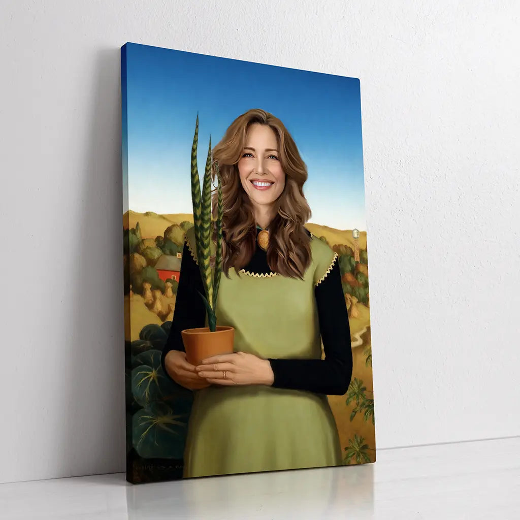 The Woman with Plants