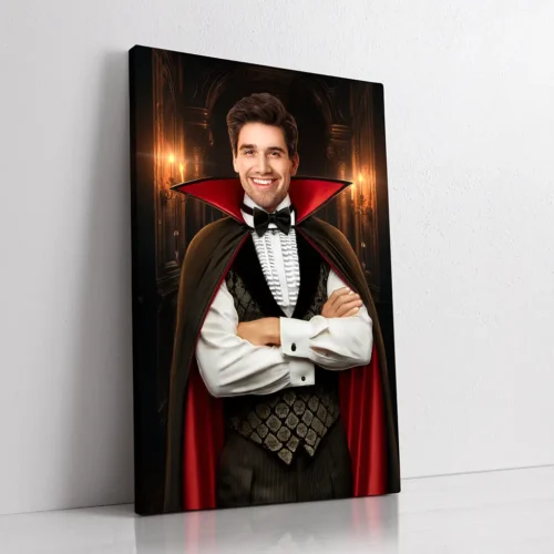 Count Dracula custom personalized vampire portrait