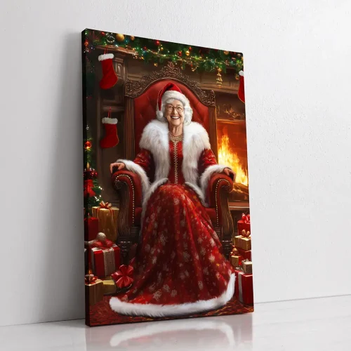 Mrs. Claus custom Christmas female portrait