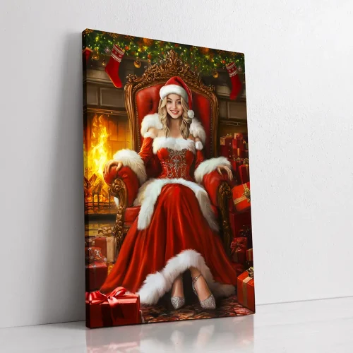 Ms. Claus custom Christmas portrait