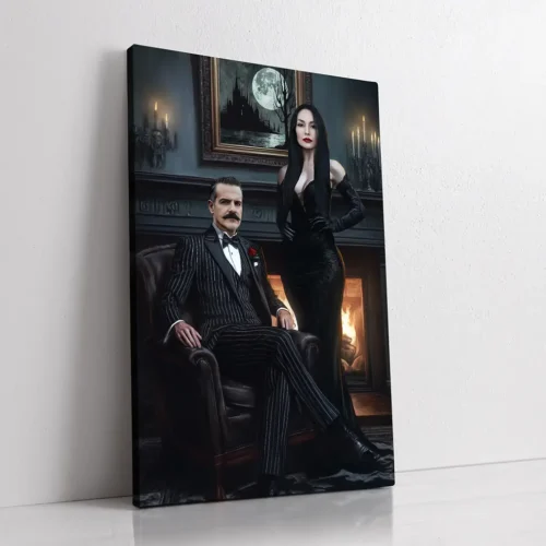 The Addams custom personalized portrait