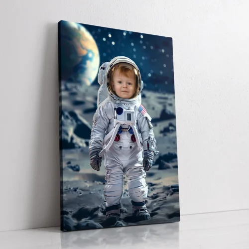 The Astronaut custom personalized child portrait