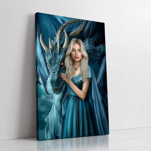 The Dragon Queen custom personalized female portrait