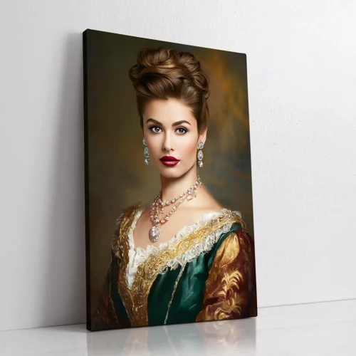 The Duchess custom personalized royal portrait