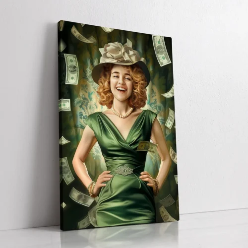 The Fortune custom personalized female portrait