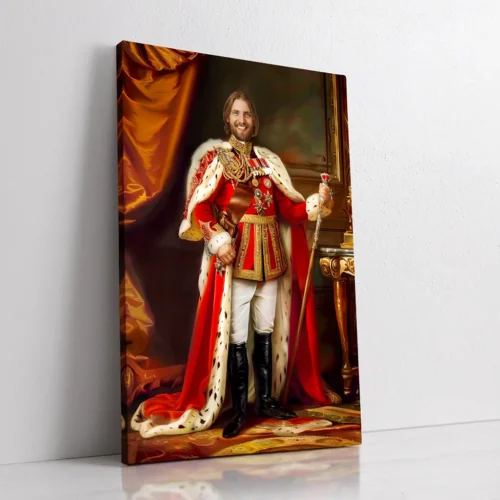 The High King custom personalized royal portrait