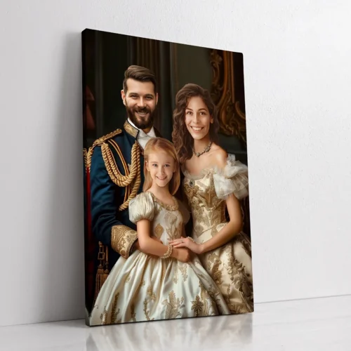 The Regal Family custom personalized portrait