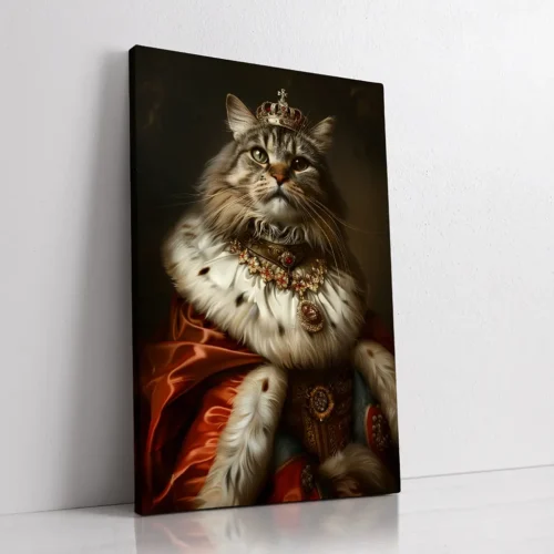 The Royal Cat custom personalized portrait