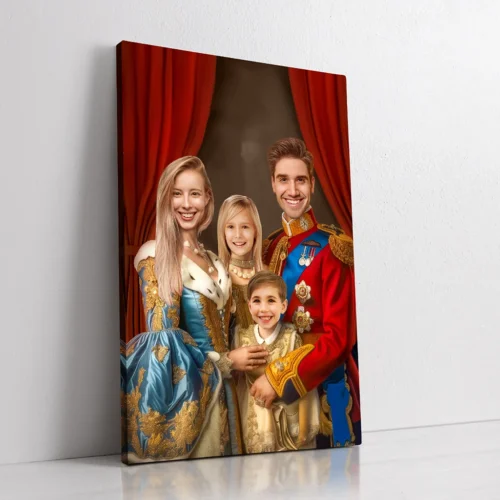 The Royal Family custom personalized portrait