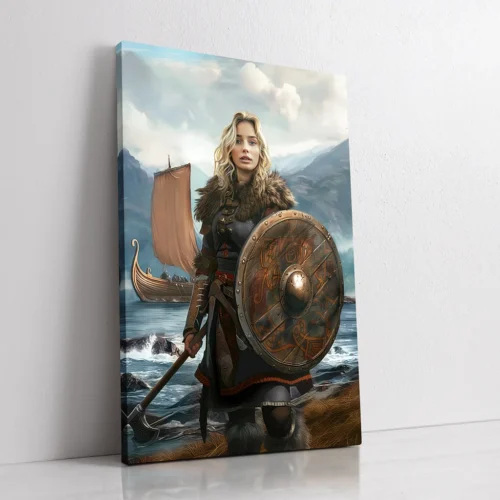 The Shield Maiden custom personalized female portrait