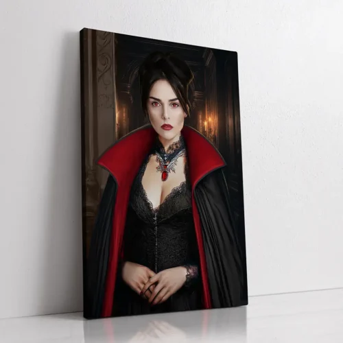 Vampire Queen custom personalized female portrait